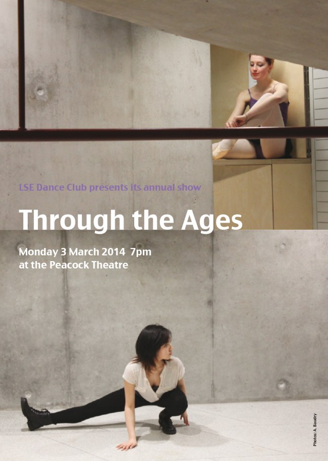 Dance show poster. Photos: Alice Baudry